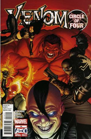 Venom (2nd Series) 14 published by Marvel with cover art by Stefano Caselli