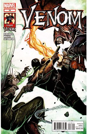 Venom (2nd Series) 16 published by Marvel with cover art by Michael Del Mundo