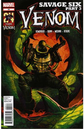 Venom (2nd Series) 20 published by Marvel with cover art by Michael Del Mundo