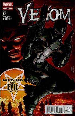 Venom (2nd Series) 23 published by Marvel with cover art by Patrick Zircher