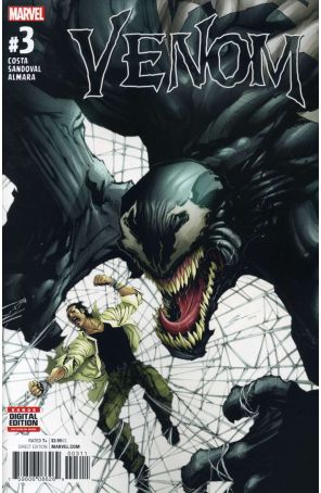 Venom (3rd Series) 3 published by Marvel with cover art by Gerardo Sandoval