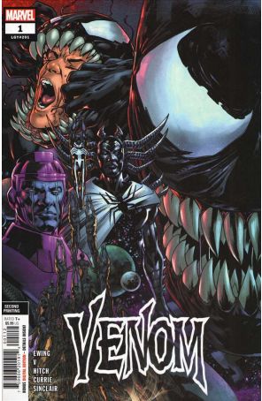 Venom (5th Series) 1 (2nd) published by Marvel with cover art by Bryan Hitch