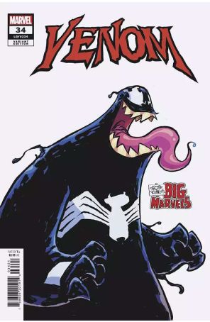 Venom (5th Series) 34A published by Marvel with cover art by Skottie Young