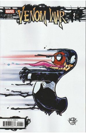 Venom War 2C published by Marvel with cover art by Skottie Young