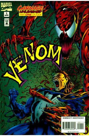 Venom: Carnage Unleashed 1 published by Marvel with cover art by Andrew Wildman
