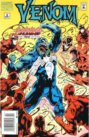 Venom: Carnage Unleashed 2 (Newsstand) published by Marvel with cover art by Andrew Wildman