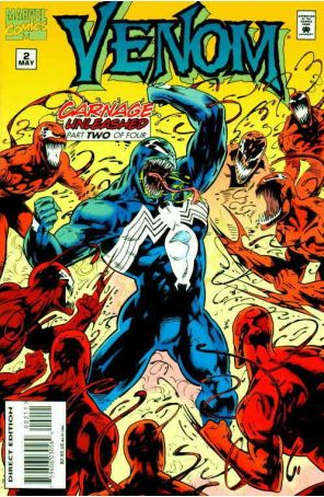 Venom: Carnage Unleashed 2 published by Marvel with cover art by Andrew Wildman