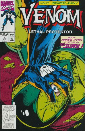 Venom: Lethal Protector 3 published by Marvel with cover art by Mark Bagley