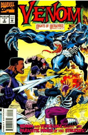 Venom: Nights of Vengeance 2 published by Marvel with cover art by Ron Lim