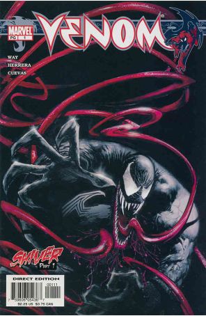 Venom 1 published by Marvel with cover art by Sam Kieth