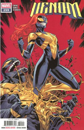 Venom 259 published by Marvel with cover art by Carlos E. Gómez