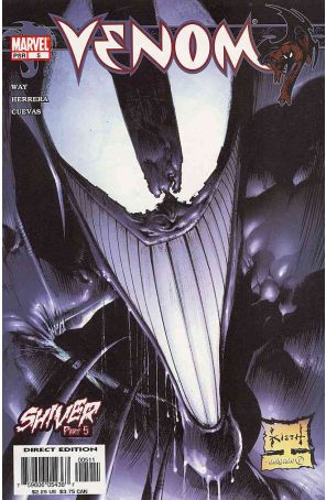 Venom 5 published by Marvel with cover art by Sam Kieth