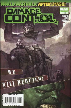 WWH Aftersmash: Damage Control 1 published by Marvel with cover art by Nic Klein