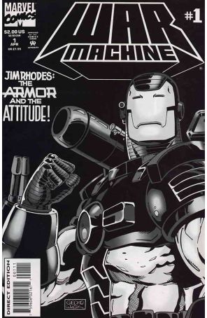 War Machine 1 published by Marvel with cover art by Gabriel Gecko