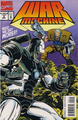 War Machine 2 (with card) published by Marvel with cover art by Gabriel Gecko