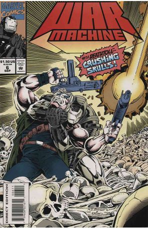 War Machine 6 published by Marvel with cover art by Mark D. Bright