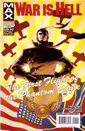 War is Hell: The First Flight of the Phantom Eagle 1 published by Marvel with cover art by John Cassaday