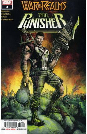 War of the Realms: Punisher 3 published by Marvel with cover art by Juan Ferreyra