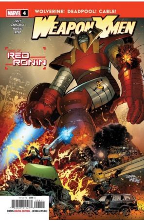 Weapon X-Men (2nd Series) 4 published by Marvel with cover art by ChrisCross
