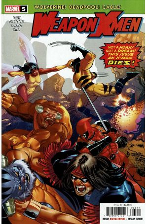 Weapon X-Men (2nd Series) 5 published by Marvel with cover art by ChrisCross