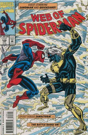The Web of Spider-Man 108 published by Marvel with cover art by Alex Saviuk