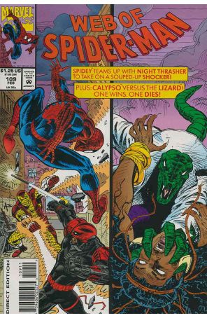 The Web of Spider-Man 109 published by Marvel with cover art by Alex Saviuk
