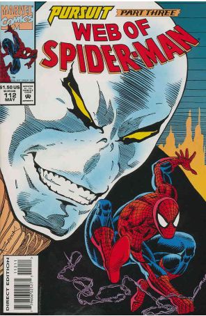 The Web of Spider-Man 112 (with card) published by Marvel with cover art by Alex Saviuk