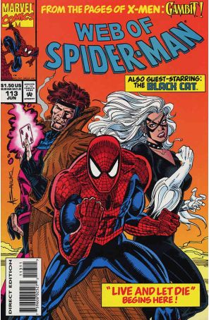 The Web of Spider-Man 113 published by Marvel with cover art by Alex Saviuk