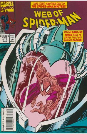 The Web of Spider-Man 115 published by Marvel with cover art by Alex Saviuk