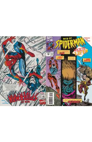 The Web of Spider-Man 120 published by Marvel with cover art by Steven Butler and Tom Grummett