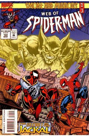 The Web of Spider-Man 122 published by Marvel with cover art by Steven Butler