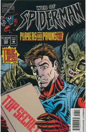 The Web of Spider-Man 123 published by Marvel with cover art by Steven Butler