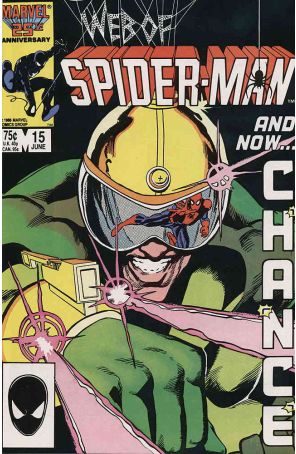The Web of Spider-Man 15 published by Marvel with cover art by Mark Beachum