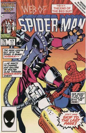 The Web of Spider-Man 17 published by Marvel