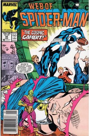 The Web of Spider-Man 34 (Newsstand) published by Marvel