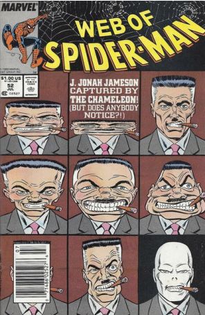 The Web of Spider-Man 52 (Newsstand) published by Marvel with cover art by Alex Saviuk