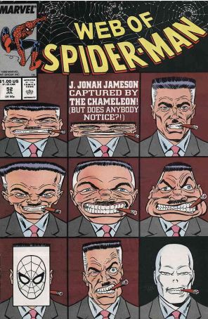 The Web of Spider-Man 52 published by Marvel with cover art by Alex Saviuk
