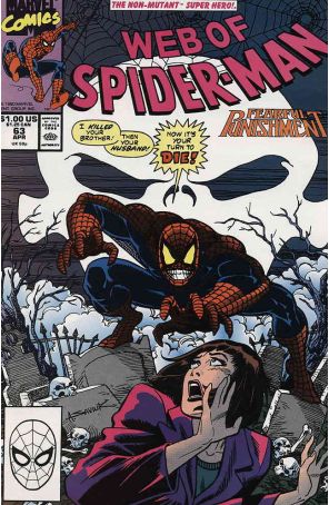 The Web of Spider-Man 63 published by Marvel with cover art by Alex Saviuk