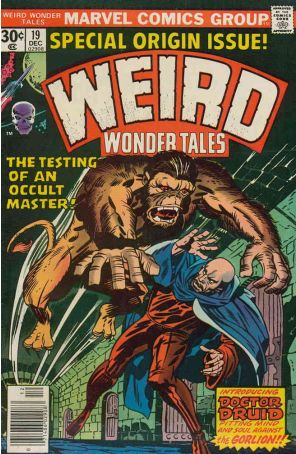 Weird Wonder Tales 19 published by Marvel with cover art by Jack Kirby