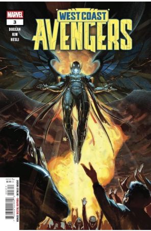 West Coast Avengers (3rd Series) 3 published by Marvel with cover art by Ben Harvey
