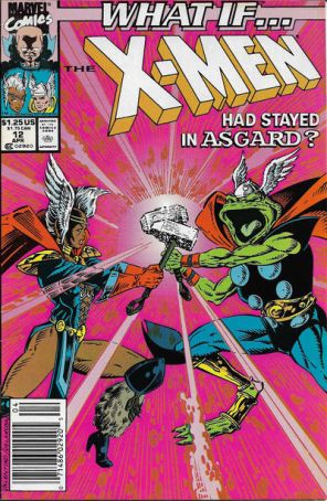 What If? (Vol. 2) 12 (Newsstand) published by Marvel with cover art by Jim Valentino