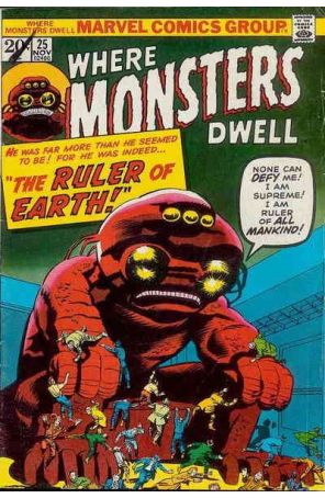 Where Monsters Dwell 25 published by Marvel