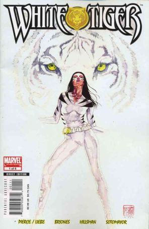 White Tiger 1 published by Marvel with cover art by David Mack