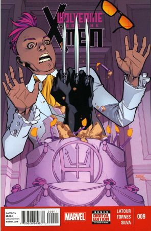 Wolverine And the X-Men (2nd Series) 9 published by Marvel with cover art by Mahmud A. Asrar