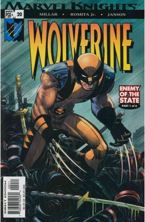Wolverine (Vol. 3) 20 published by Marvel with cover art by John Romita Jr.