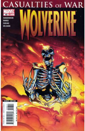 Wolverine (Vol. 3) 48 published by Marvel with cover art by Humberto Ramos