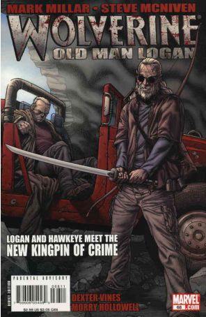 Wolverine (Vol. 3) 68 published by Marvel with cover art by Steve McNiven