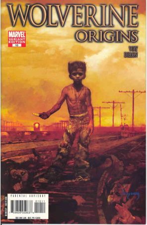 Wolverine: Origins 10A published by Marvel with cover art by Arthur Suydam