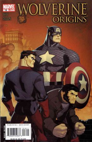 Wolverine: Origins 16A published by Marvel with cover art by Ed McGuinness
