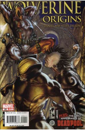 Wolverine: Origins 25 published by Marvel with cover art by Simone Bianchi